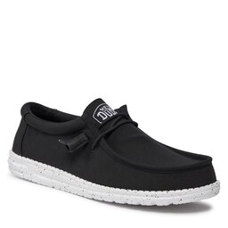 Hey Dude Półbuty Hey Dude Wally Slub 40009-001 Black