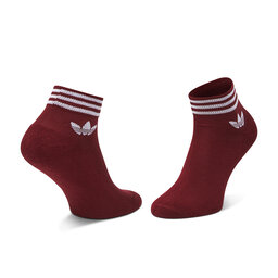 

Набір 3 пар низьких шкарпеток unisex adidas Trefoil Ankle Socks 3 Pairs GN3085 r.OS White/Cburgu, Білий