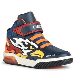 Geox Sneakersy Geox J Inek Boy J369CB 0BU11 C0659 D Navy/Orange