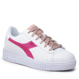 Diadora Sneakers Diadora Game Step P Metallic Craquele Gs 101.178647 01 C3113 White/Pink Lady