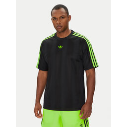 adidas adidas Camiseta adicolor Jacquard JW5878 Negro Loose Fit