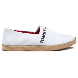 

Еспадрильї Tommy Jeans Logo Espadrille EM0EM00676 White YBR, Білий