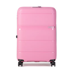 

Середня тверда валіза American Tourister, Рожевий