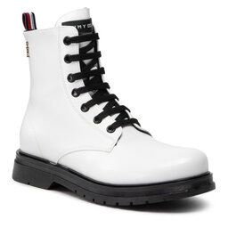 Tommy Hilfiger Ορειβατικά παπούτσια Tommy Hilfiger Lace Up T4A5-32411-1453 S White 100