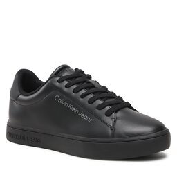 Calvin Klein Jeans Sneakers Calvin Klein Jeans Classic Cupsole Laceup Lth YM0YM00715 Triple Black BEH