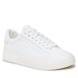 Calvin Klein Laisvalaikio batai Calvin Klein Logo Cupsole Lace Up HW0HW01353 Bright White YBR