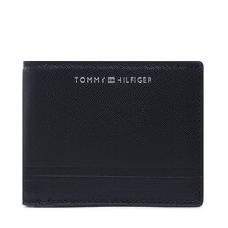 Tommy Hilfiger Μεγάλο Πορτοφόλι Ανδρικό Tommy Hilfiger Th Bus Leather Mini Cc Wallet AM0AM10981 BDS