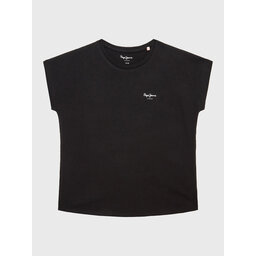 Pepe Jeans Pepe Jeans Marškinėliai Bloomy PG502930 Juoda Regular Fit