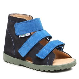 Mrugała Sandaler Mrugała PORTO 1210-76 Granat/Niebieski