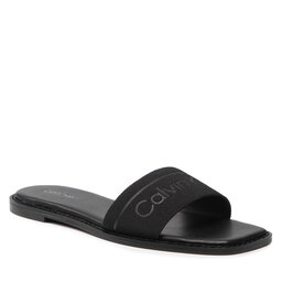 Calvin Klein Șlapi Calvin Klein Squared Flat Slide He HW0HW00817 Ck Black BAX