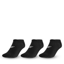 4F Set di 3 paia di pedulini da bambini 4F 4FJWSS24USOCU255 Nero
