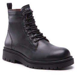 Guess Schnürschuhe Guess Pisa FM8PIS LEA10 BLACK