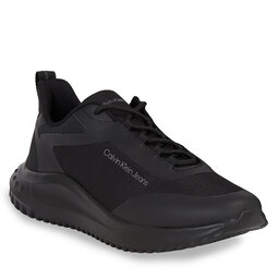 Calvin Klein Jeans Sneakersy Calvin Klein Jeans Eva Runner Laceup Mesh YM0YM00811 Triple Black 0GT