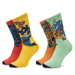 Volcom 4 pares de calcetines altos unisex Volcom Fa Bob Mollena D6312506 De color