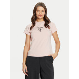 Guess Guess T-Shirt V4YI21 KCDH1 Rosa Slim Fit