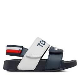 

Босоніжки Tommy Hilfiger Logo Velcro Sandal T1B2-32925-1172 M Blue/White/Red Y004, Cиній