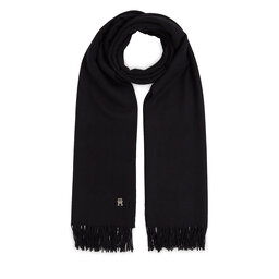 Tommy Hilfiger Sciarpa Tommy Hilfiger Limitless Chic Wool Scarf AW0AW15349 Black BDS