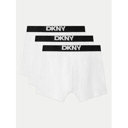 DKNY DKNY Set di 3 boxer NEW YORK Bianco