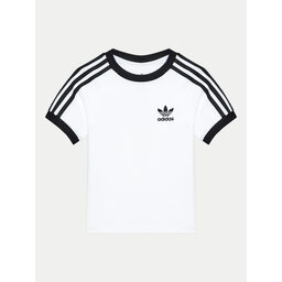 adidas adidas T-Shirt adicolor Trefoil JE0517 Λευκό Regular Fit