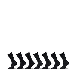 Cristiano Ronaldo CR7 7 pares de calcetines altos para hombre Cristiano Ronaldo CR7 8190-80-9000 Negro