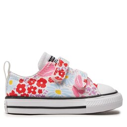 Converse Кецове Converse Chuck Taylor All Star Easy On Floral Ox A06340C Бял