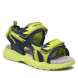Geox Sandaler Geox J S.Splush B. B J25GPB 014CE C0749 S Navy/Lime