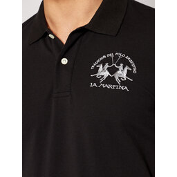 La Martina La Martina Поло CCMP01 PK001 Чорний Regular Fit