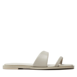 Calvin Klein Παντόφλες Calvin Klein Flat Slide Lth HW0HW02071 Μπεζ