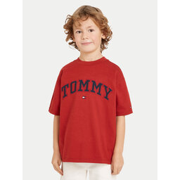 Tommy Hilfiger Tommy Hilfiger Póló Varsity KB0KB08666 Piros Regular Fit