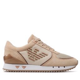 

Снікерcи EA7 Emporio Armani X7X005 XK210 R357 Macadamia/Rose Gold, Бежевий