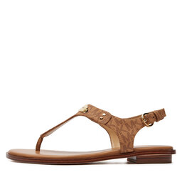 

Босоніжки MICHAEL Michael Kors Plate Thong 40R5MKFA1B Pale Peanut 174, Коричневий