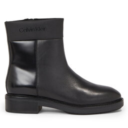 Calvin Klein Botki Calvin Klein Rubber Sole Ankle Boot Lg Wl HW0HW01700 Czarny