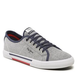 Pepe Jeans Teniszcipő Pepe Jeans Brady Men Chambray PMS30817 Chambray 564