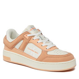 Calvin Klein Jeans Αθλητικά Calvin Klein Jeans Basket Cupsole Low Mix Ml Fad YW0YW01301 Apricot Ice/Creamy White 0JM