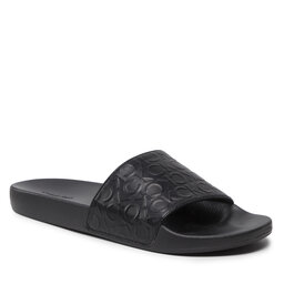 Calvin Klein Jeans Nazouváky Calvin Klein Jeans Pool Slide High Freq HM0HM00460 Ck Black BEH