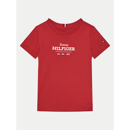 Tommy Hilfiger Tommy Hilfiger Majica KB0KB09356 M Rdeča Regular Fit
