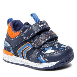 Geox Sneakers Geox B Rishon B. B B150RB 08514 CF47R Navy/Lt Orange