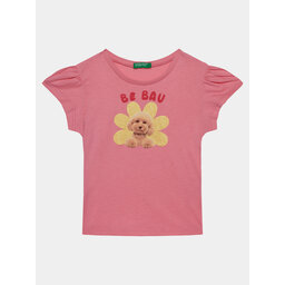 United Colors Of Benetton United Colors Of Benetton Футболка 3I1XG10DR Рожевий Regular Fit