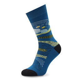 Curator Socks Skarpety wysokie unisex Curator Socks Starry Niebieski