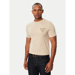 Guess Guess T-Shirt M6BI49 K6186 Beige Slim Fit