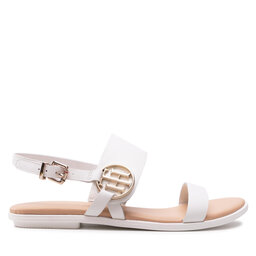 

Босоніжки Tommy Hilfiger Round Th Flat Sandal FW0FW06230 Ecru YBL, Білий
