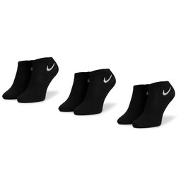 Nike Lot de 3 paires de chaussettes basses unisexe Nike SX7677 010 Noir
