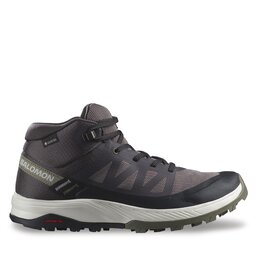Salomon Trekkingi Salomon Outrise Mid Gtx W GORE-TEX L47160700 Czarny