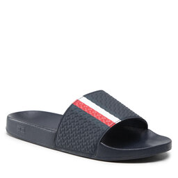 Tommy Hilfiger Ciabatte Tommy Hilfiger Corpoate Monogram Pool Slide FM0FM03975 Desert Sky DW5