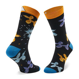 

Високі шкарпетки unisex Cup of Sox Skręcone Balony Чорний