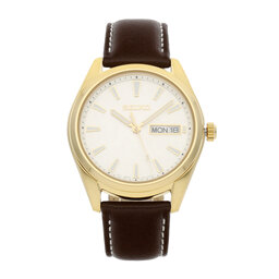 Seiko Zegarek Seiko Classic Quartz SUR450P1 Gold/Brwon