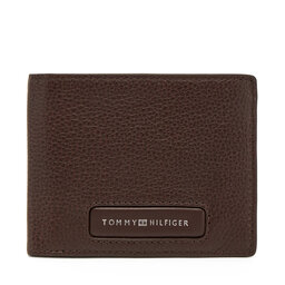 Tommy Hilfiger Veľká pánska peňaženka Tommy Hilfiger Th Monogram Mini Cc Wallet AM0AM13251 Hnedá