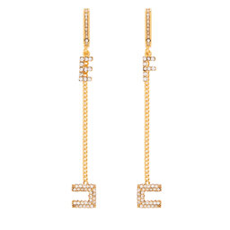 Elisabetta Franchi Ohrringe Elisabetta Franchi OR-27A-67E2-V280 Goldfarben