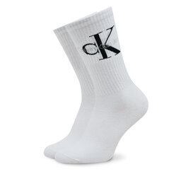 

Набір 4 пар високих жіночих шкарпеток Calvin Klein Jeans 701224131 Black Combo 001, Білий