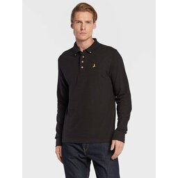 Brave Soul Brave Soul Polo marškinėliai MLT-412WASHINGTN Juoda Slim Fit